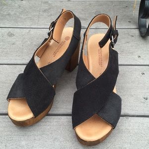 Eric Michael Boston - Black - Sandal Heels